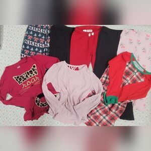 Girls Size Xs 4t-4/5 Winter 8 Piece Bundle